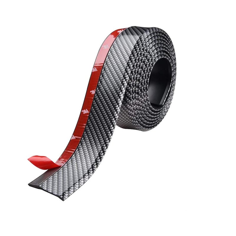Youngine Universal Front Bumper Spoiler, 2.5M/8.2ft Front Bumper Lip Strip Splitter Spoiler for Cars Trucks SUVs - Image 1